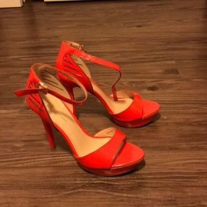 Fire red heels